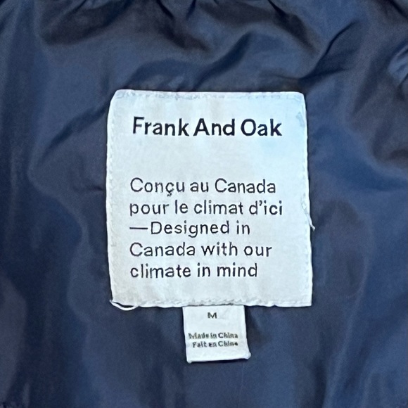 Frank And Oak - Men’s Quilted Bomber - Size M - Picture 4 of 4